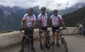 Het eerste trainingsrondje op de Alp